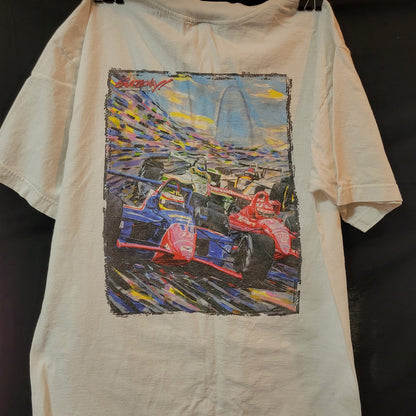 Vintage Short-Sleeved 1997 Inaugural Motorola 300 Gateway Raceway T-Shirt