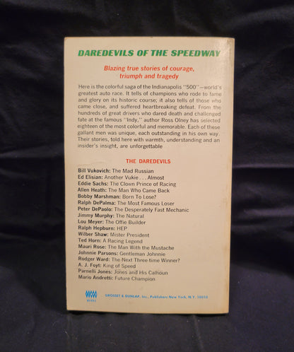 Daredevils of the Speedway Paperback Book