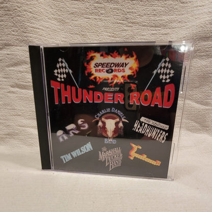 Vintage racing themed CD for sale by 4 Left Turns.