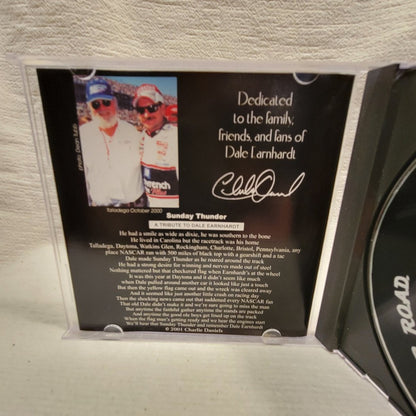 Vintage racing themed CD for sale by 4 Left Turns.