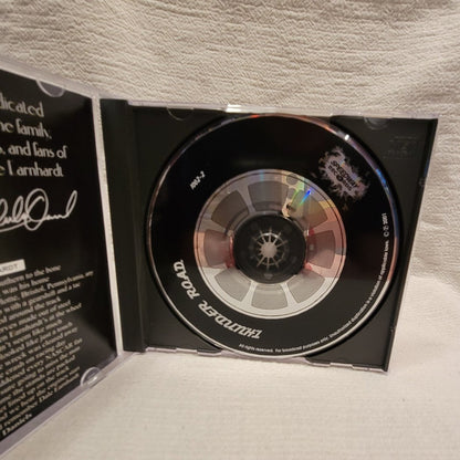 Vintage racing themed CD for sale by 4 Left Turns.