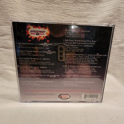 Vintage racing themed CD for sale by 4 Left Turns.