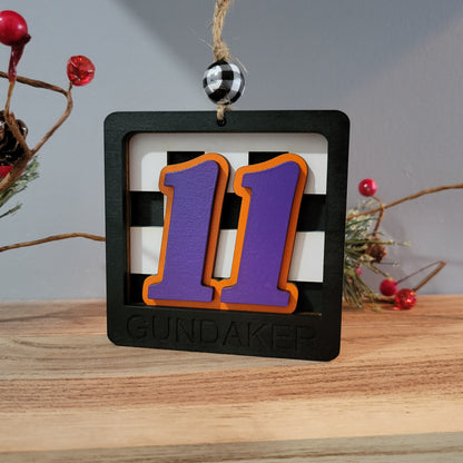 Custom Race Team Name Wood Sign or Ornament