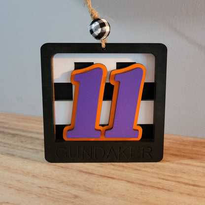 Custom Race Team Name Wood Sign or Ornament