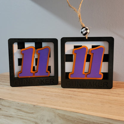 Custom Race Team Name Wood Sign or Ornament
