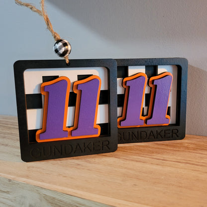Custom Race Team Name Wood Sign or Ornament