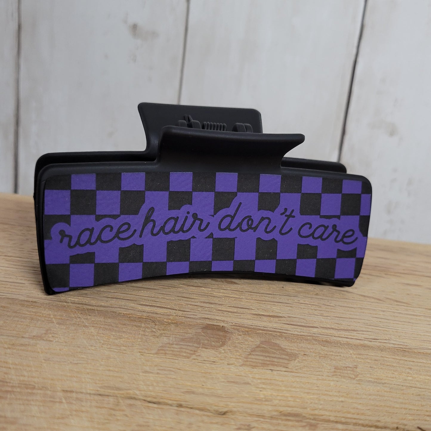 LARGE Race Hair Don't Care Hair Claw Clip
