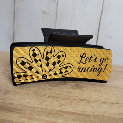 Let's Go Racing Daisy Hair Claw Clip
