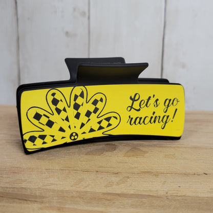 Let's Go Racing Daisy Hair Claw Clip