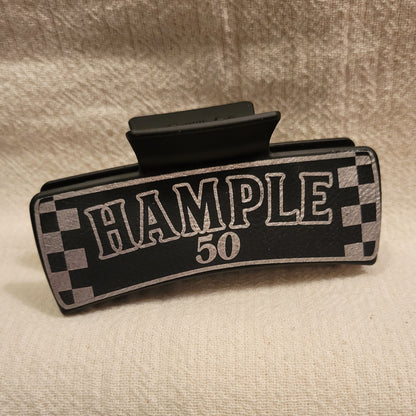 LARGE Custom Race Team Hair Claw Clip