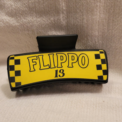 LARGE Custom Race Team Hair Claw Clip