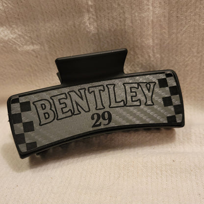 LARGE Custom Race Team Hair Claw Clip
