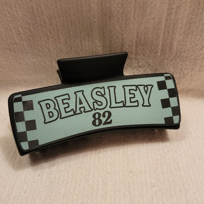 LARGE Custom Race Team Hair Claw Clip