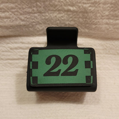 SMALL Custom Race Team Hair Claw Clip