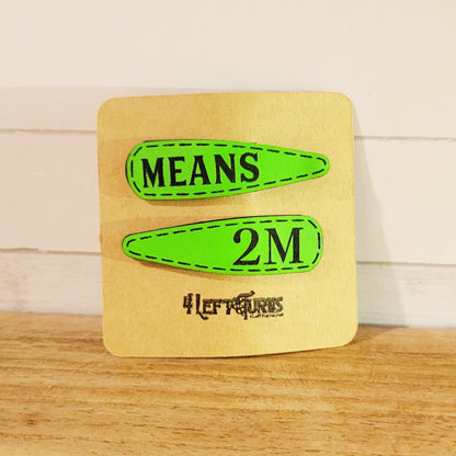 Custom Race Team Barrettes