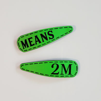 Custom Race Team Barrettes