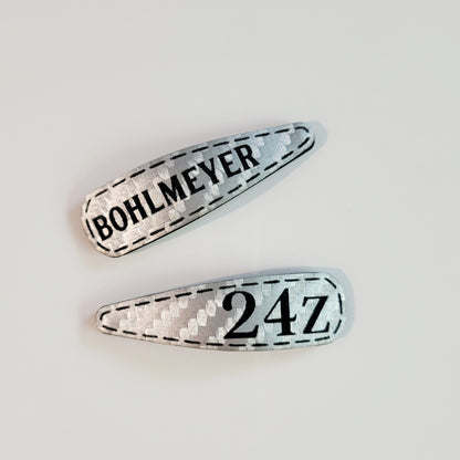 Custom Race Team Barrettes