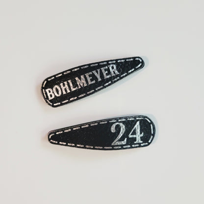 Custom Race Team Barrettes
