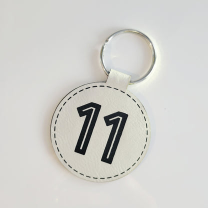 Personalized Leatherette Key Fob