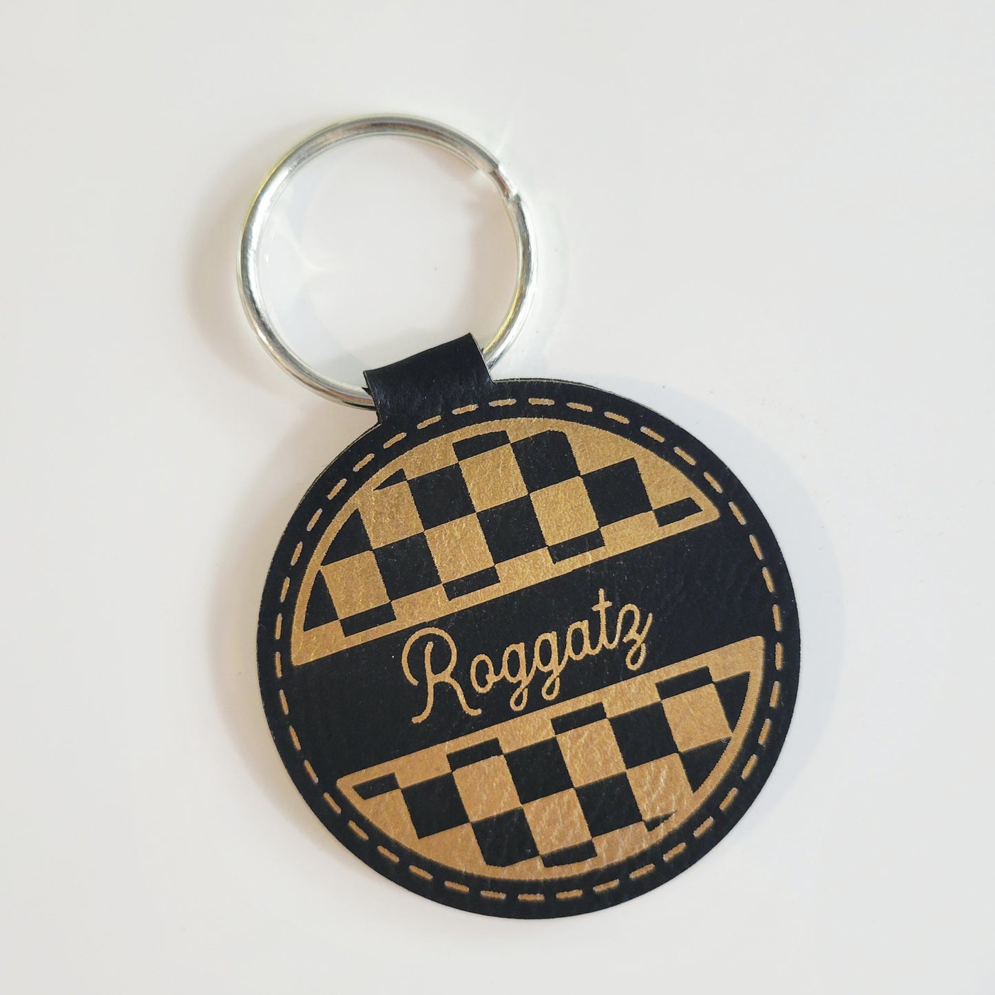 Personalized Leatherette Key Fob