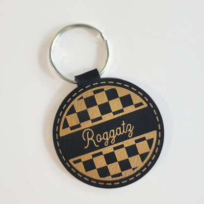 Personalized Leatherette Key Fob