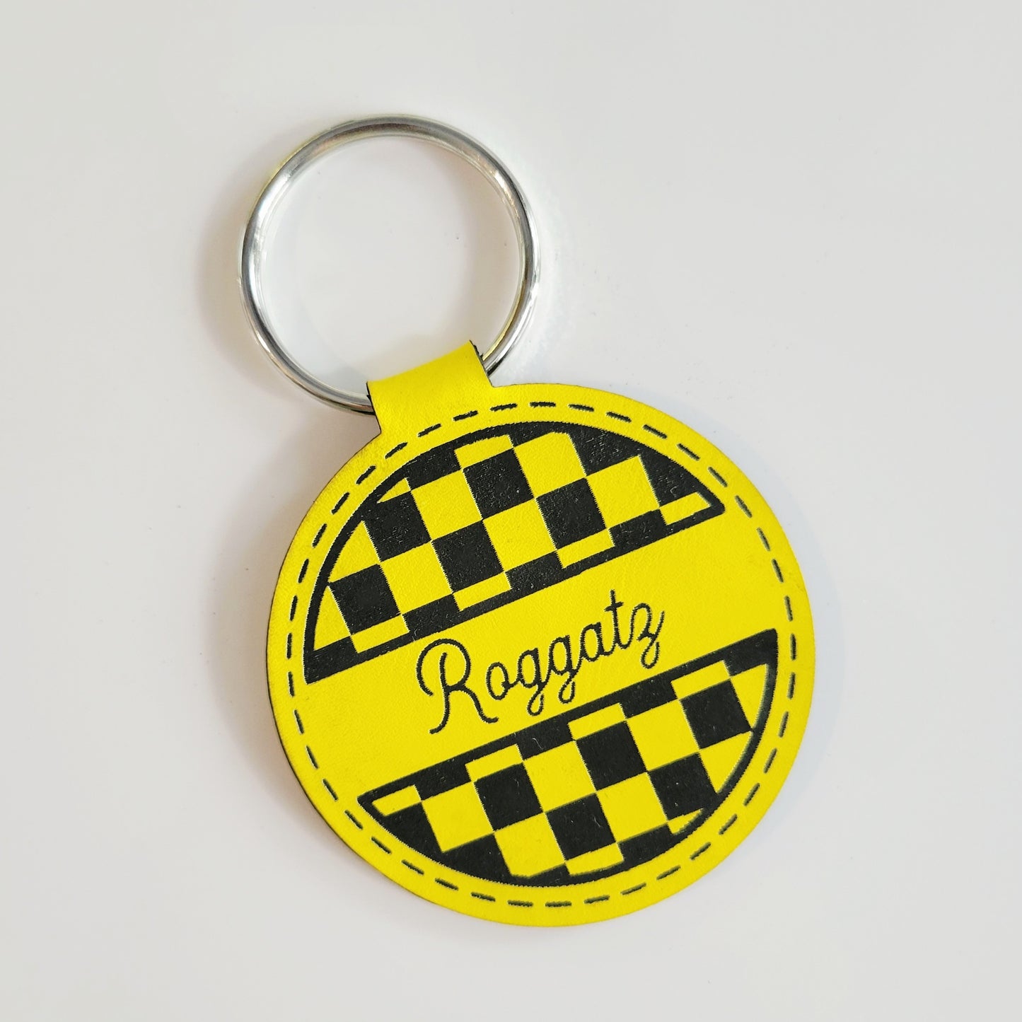 Personalized Leatherette Key Fob