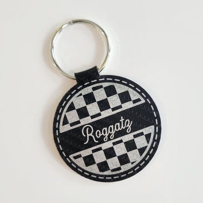 Personalized Leatherette Key Fob