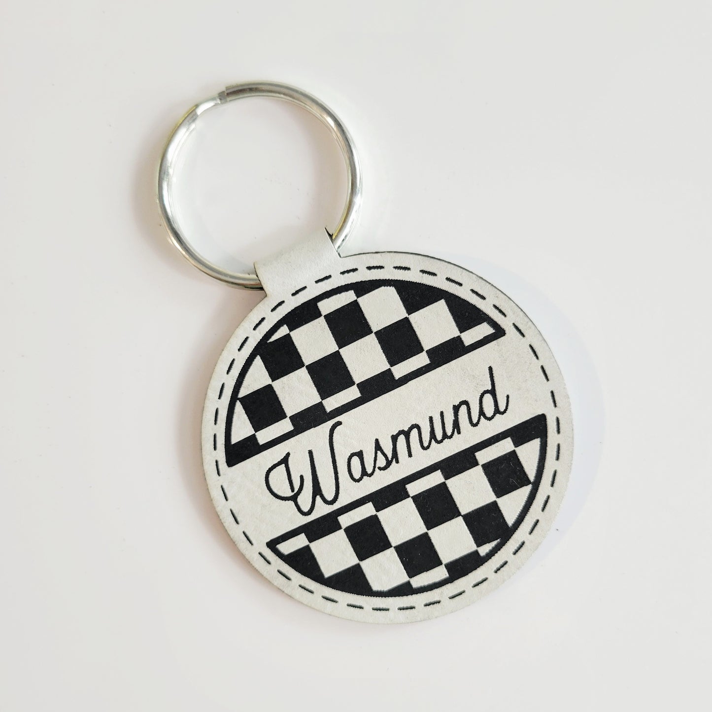 Personalized Leatherette Key Fob