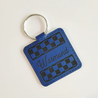 Personalized Leatherette Key Fob