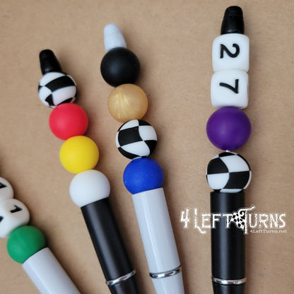 Custom Silicone Bead Ballpoint Pens
