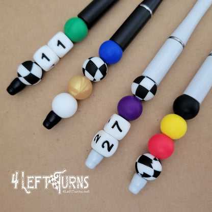 Custom Silicone Bead Ballpoint Pens