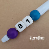 Custom Silicone Bead Ballpoint Pens