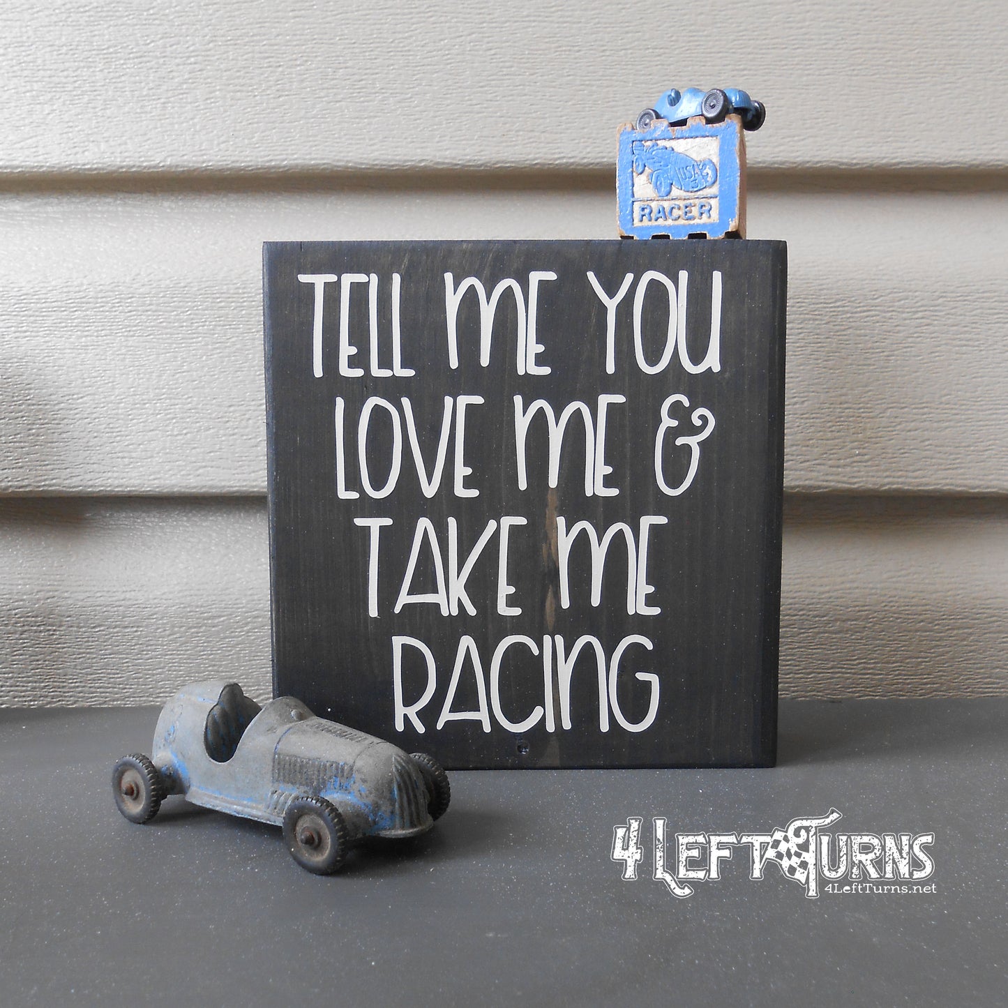 Chunky Racing Wood Signs