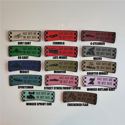 LARGE Race Car Race Days Best Days Hair Claw Clip