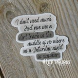 4 Left Turns Racing Stickers for Phones Tablets Laptops Water Bottles