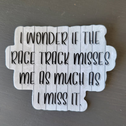 Racing Stickers for Phones Tablets Laptops Water Bottles by 4 Left Turns