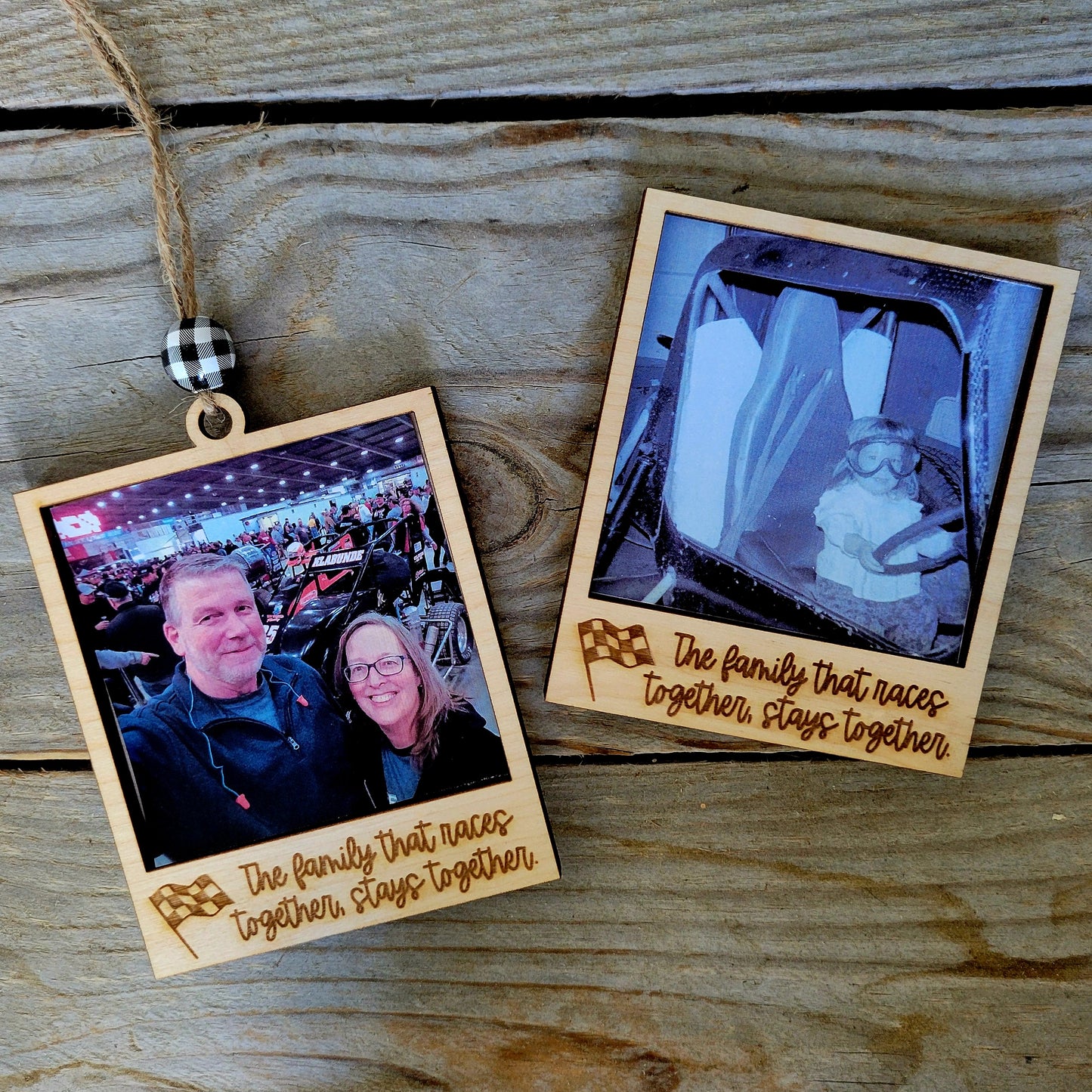 Photo Frame Family Ornament or Magnet