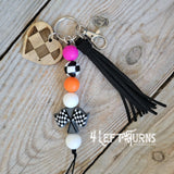 Large Focal Bead Design Your Own Silicone Bead Key Fob