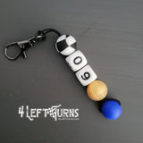 Silicone Bead Zipper Pulls