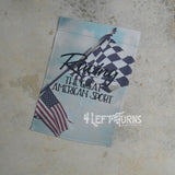4 Left Turns Racing Garden Flags