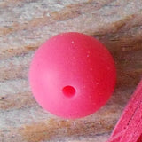 CLEARANCE SALE: Silicone Bead Earrings with Checkered Flag Charm