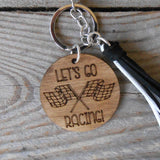 Individual Engraved Charms for our Silicone Bead Wristlet Bracelets Key Rings