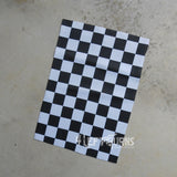 Racing garden flag checkered flag.