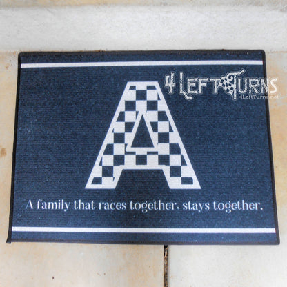 Custom Personalized Racing Welcome Mat