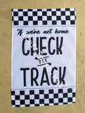 4 Left Turns Racing Garden Flags