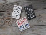 You Make My Heart Race Tiny Wood Sign