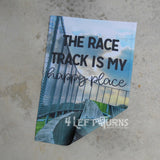 4 Left Turns Racing Garden Flags