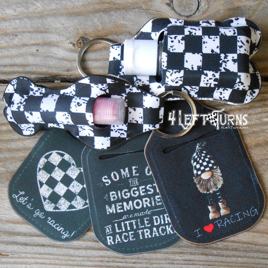 Racing Product Lotion Hand Sanitizer Holder Key Ring