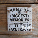 Individual Racing Themed Beverage Coaster with Stand