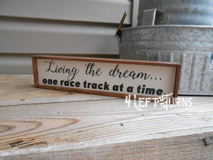 Living the Dream Mini Wood Sign
